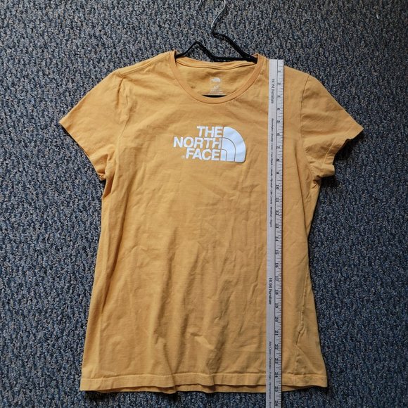 The North Face Women's Mustard Yellow Half Dome Graphic Tee Size Large - Picture 5 of 6